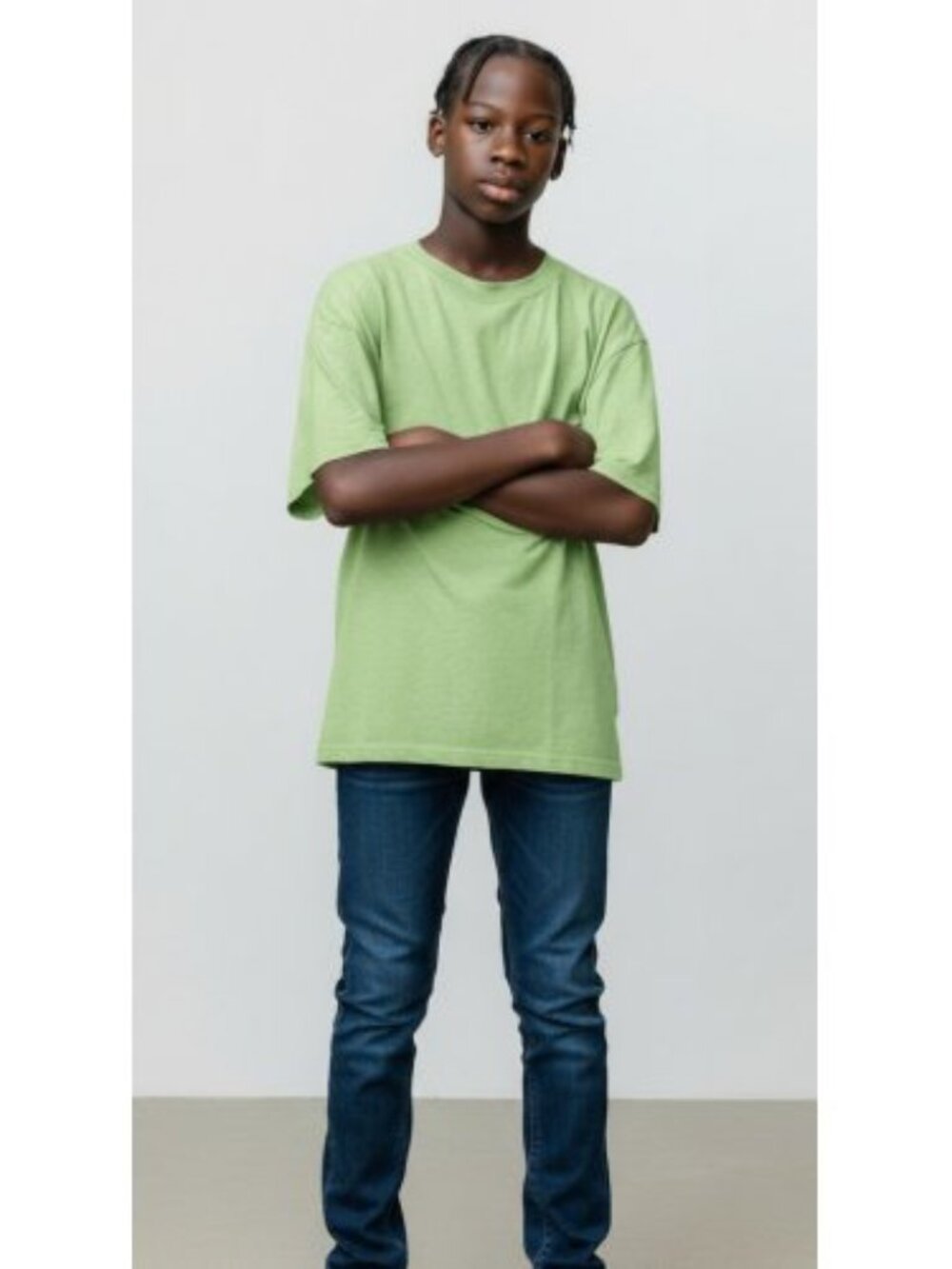 CHAMPION Green Short Sleeved Dri Fit Top Boys Size 8-10